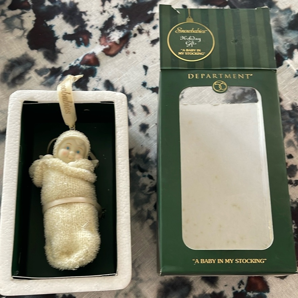 Dept 56 Snowbabies “Snowbaby in My Stocking “
